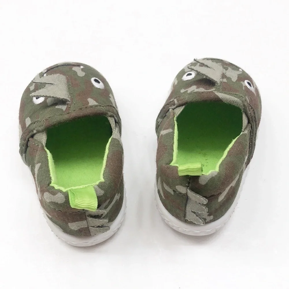 Wonder Nation baby boys camouflage dinosaur shoes